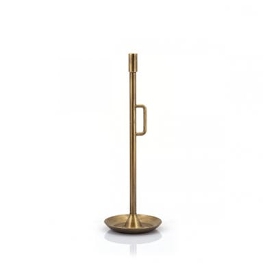 Furnilux - candlestick Wick gold small - 16 x 16 x 50 cm