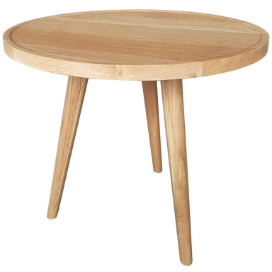Home delight Side table Oak - Round / 50 cm