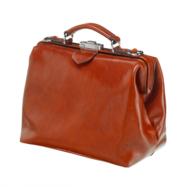 Mutsaers Women's leather bag - Dr Apple - Cognac