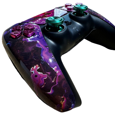 Clever Gaming Clever PS5 Draadloze Dualsense Controller  – Custom Purple Storm