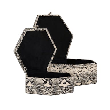 Richmond Juwelen box Penny Snake set van 2 (Black)