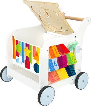 Houten Baby Olifant Loopwagen