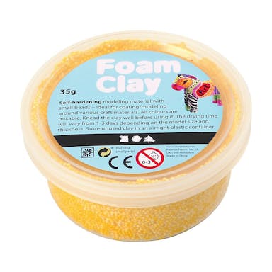 Foam Clay - Geel, 35gr.