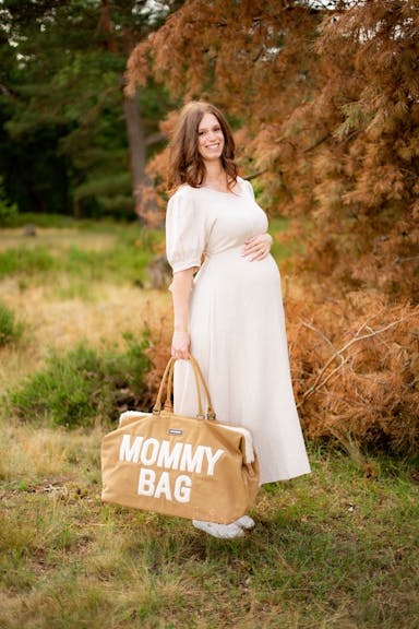 Childhome weekendtas XL Mommy Bag | Suede Look