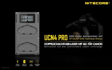 Nitecore UCN4 PRO - for Canon cameras