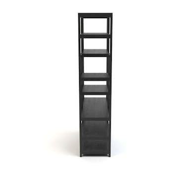 Industrial Bookcase COD - Black - 180x40x90cm