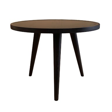 Home delight Side table Oak round black Natural - 56 cm
