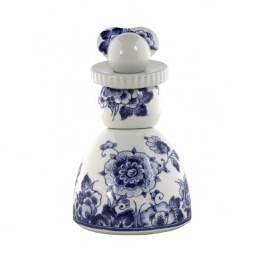 Royal Delft Proud Mary 02 Classic Flowers - Wit-Blauw / H 17 cm / Porselein