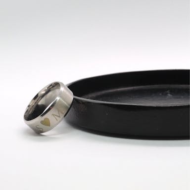 Graveerbare Ring Zilver 22.25 mm / maat 70