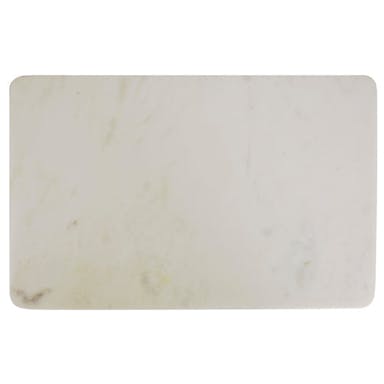 Home delight Cutting board marble round √ò25cm - White / L