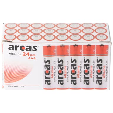 Alkaline batterij LR03, AAA, Micro, 1.5V 24 stuks in een doos
