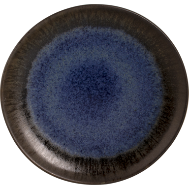 Palmer Plate Tama 22 cm Black Blue Stoneware 2 piece(s)