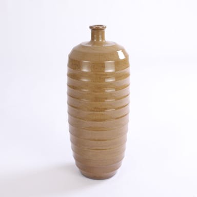 Casa Vivante Bellia Bottle Vase - H50 x Ø20 cm - Ochre