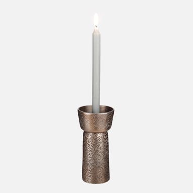 Casa Vivante Dakar Candlestick - H22 x Ø11 cm - Aluminium - Antique Copper