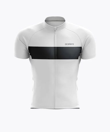Essential Cycling Jersey White - XXL