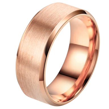 Graveerbare Ring Rosé Goud 17.25 mm / maat 54