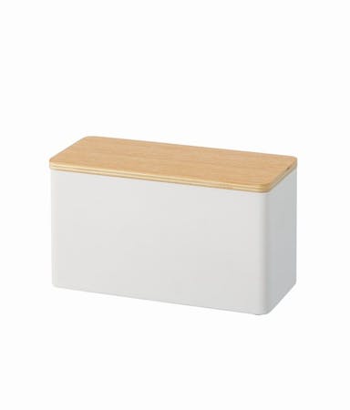 Yamazaki Sanitary storage box - Rin - White