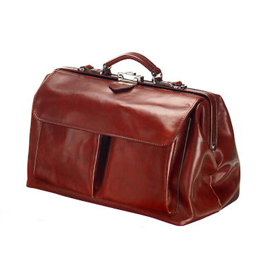 Mutsaers Leather Doctor Bag -The Doctor - Chestnut