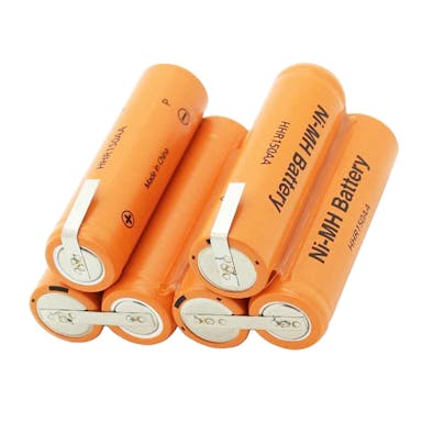 Battery suitable for the AEG FM72 battery, AEG Electrolux 6 / AA 1300 NiMH 7.2V 1500mAh suitable for
