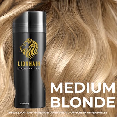 Lionhair Premium Hair Powder - Volume Powder For Bald Patches - Conceals Hair Loss In Seconds For