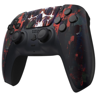 Clever Gaming Clever PS5 Draadloze Dualsense Controller  – Red Skull Custom