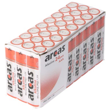 Alkaline batterij LR03, AAA, Micro, 1.5V 24 stuks in een doos