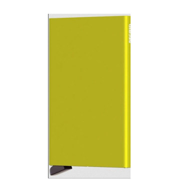 Secrid Cardprotector lime - Lime groen / 10,2 x 6,25 x 0,8 cm / Aluminium
