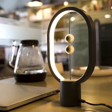 DesignNest Heng Balance Lamp Ellipse Mini USB-C Dark Grey