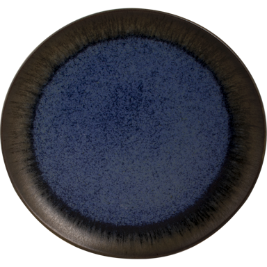 Palmer Plate Tama 28.5 cm Blue Black Stoneware 2 piece(s)
