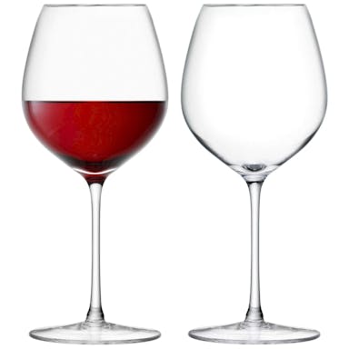 L.S.A. Wine Red Wine Glass 14oz Clear x 2 - Transparent / Glass