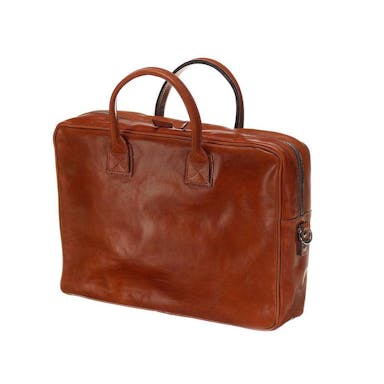 Mutsaers Leather Laptop Bag - The Sleeve Plus - Cognac / 13.3 inch