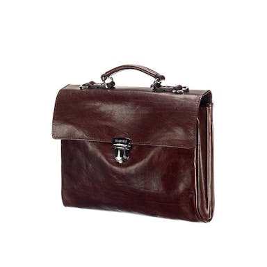 Mutsaers Leather briefcase - The Walker - Brown
