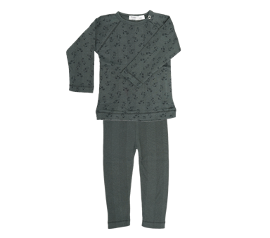Snoozebaby Pyjama - Dark Green print