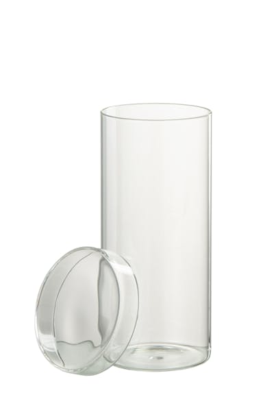 J-Line pot Lisa - glas - transparant - large