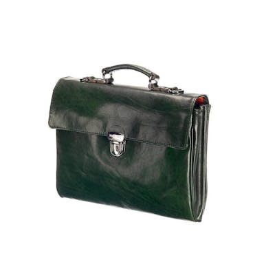 Mutsaers Leather briefcase - The Walker - Green
