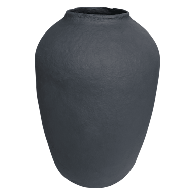 Urban Nature Culture Vase XL Anthracite Anthracite / Cotton maché