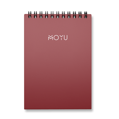 MOYU Erasable Notepad A6 Hardcover - Ruby Rose
