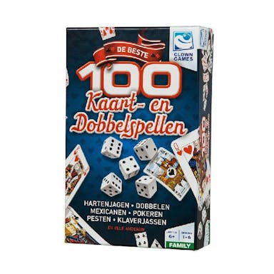 Clown Games 100 Kaart en Dobbel Spellen
