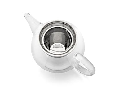 Bredemeijer Teapot Ravello 1.2L glass with filter s/s