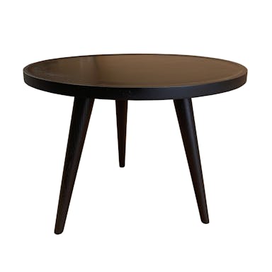 Home delight Side table Oak round black Natural - 56 cm