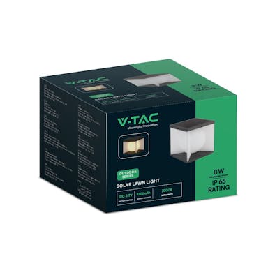 V-TAC VT-7656 Solar Lights - Solar Lawn Lamp - IP65 - 3000K