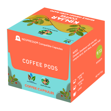Plant&More - Kinjar Coffee- Specialty Indonesian coffee capsules - 30 pieces - Arabica ACEH GAYO