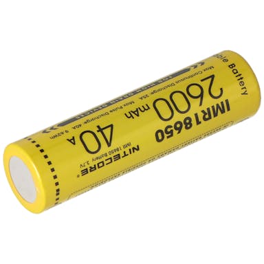 Nitecore 18650IMR Li-ionbatterij - 2600 mAh / 40A