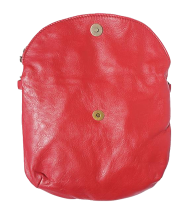 Vivi Oggi Leather Crossbody Bag - Red