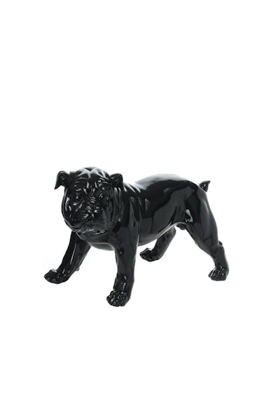 Lalee Avenue Sculpture Bulldog 21-yr - Black