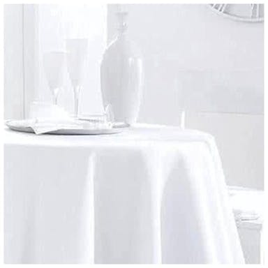 Dusk till Dawn Cotton Tablecloth Round - White / ø 170cm