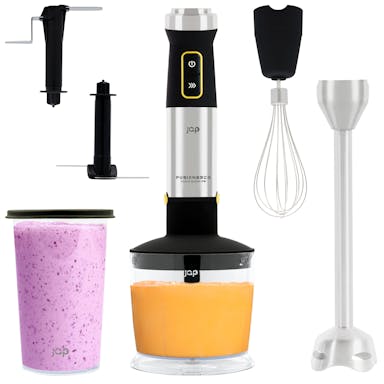 JAP ForceBlend F2 - 5in1 Hand Blender Set - Ice Crusher - 21 Speeds and Turbo - Extra Powerful 1500W