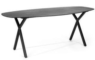 Dining room table oval, 230x110 cm, M340 black