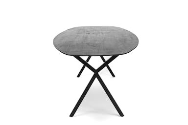 Dining room table oval, 240x110 cm, M340 black