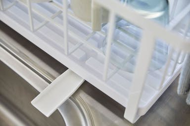 Yamazaki Wire dish drainer slim - Tower - White